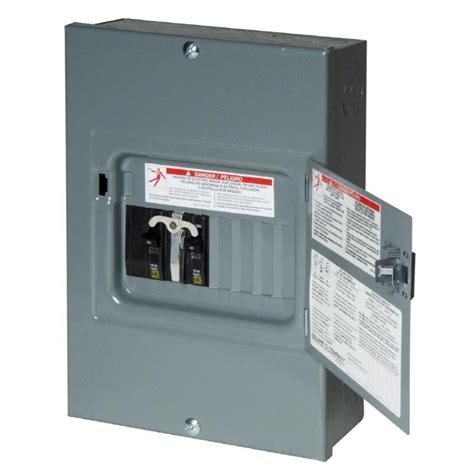 electrical circuit breaker box 60 amp outdoors|60 amp indoor sub panel.